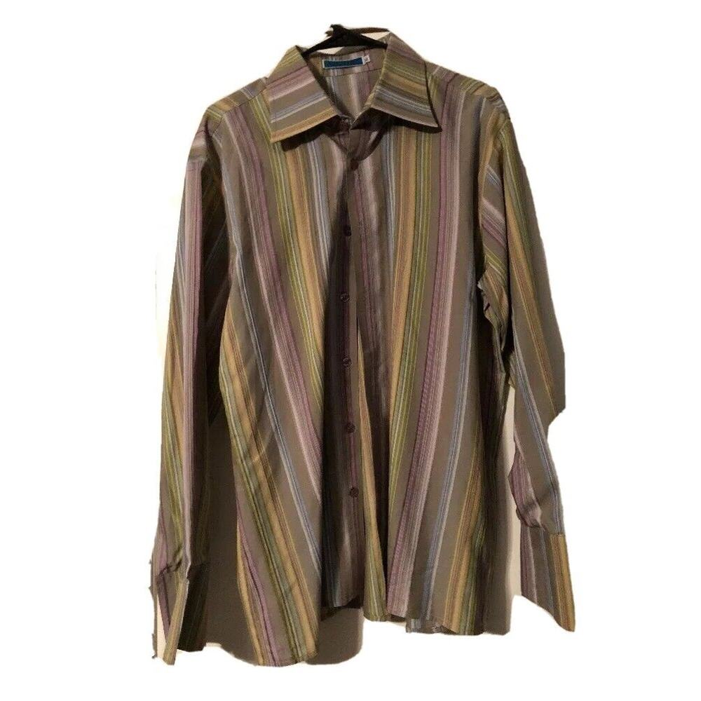 Couture Long Sleeve Button Down Shirt Size XL